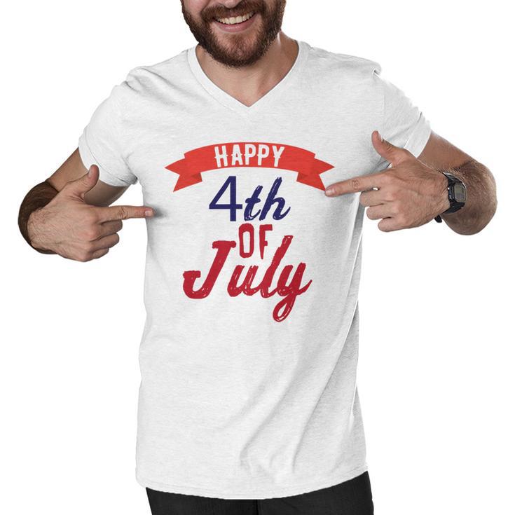 Happy 4Th Of July Independence Day V2 Men V-Neck Tshirt