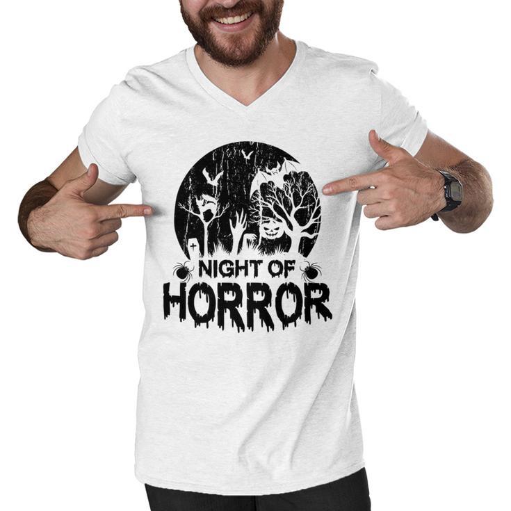 Night Of Horror 146 Shirt Men V-Neck Tshirt