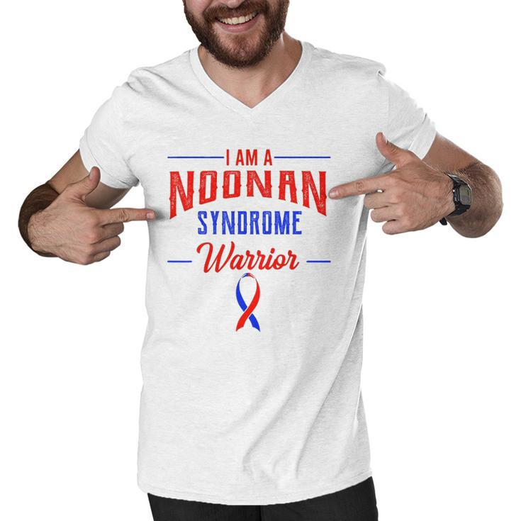 Noonan Syndrome Warrior Male Turner Syndrome Men V-Neck Tshirt