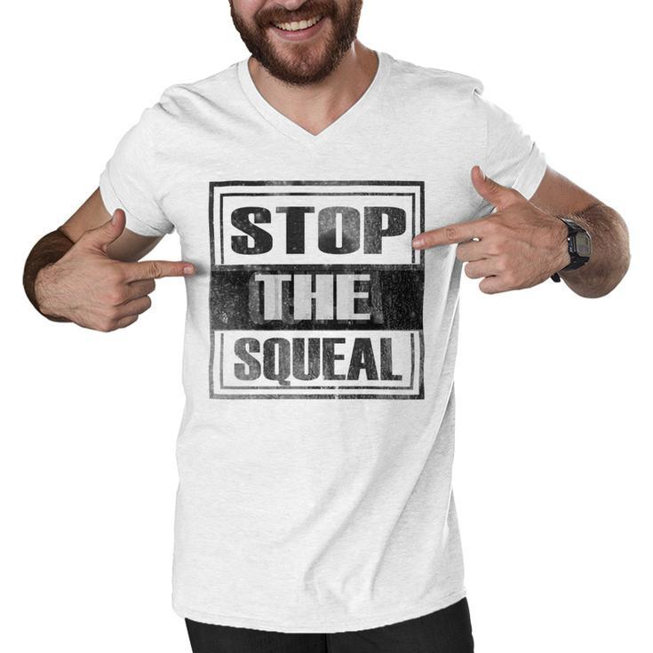 Stop The Squeal - Trump Lost Get On With Running The Country Men V-Neck Tshirt