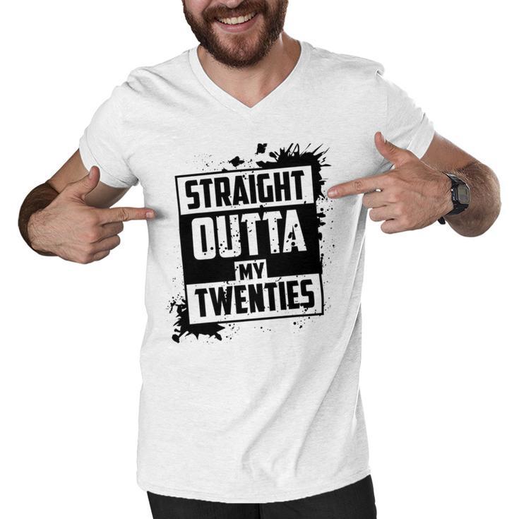 Straight Outta My 20 224 Shirt Men V-Neck Tshirt