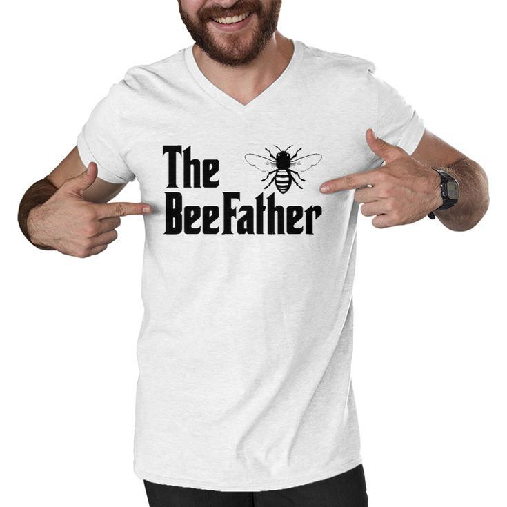 The Beefather Beekeeping Beekeeper Men V-Neck Tshirt