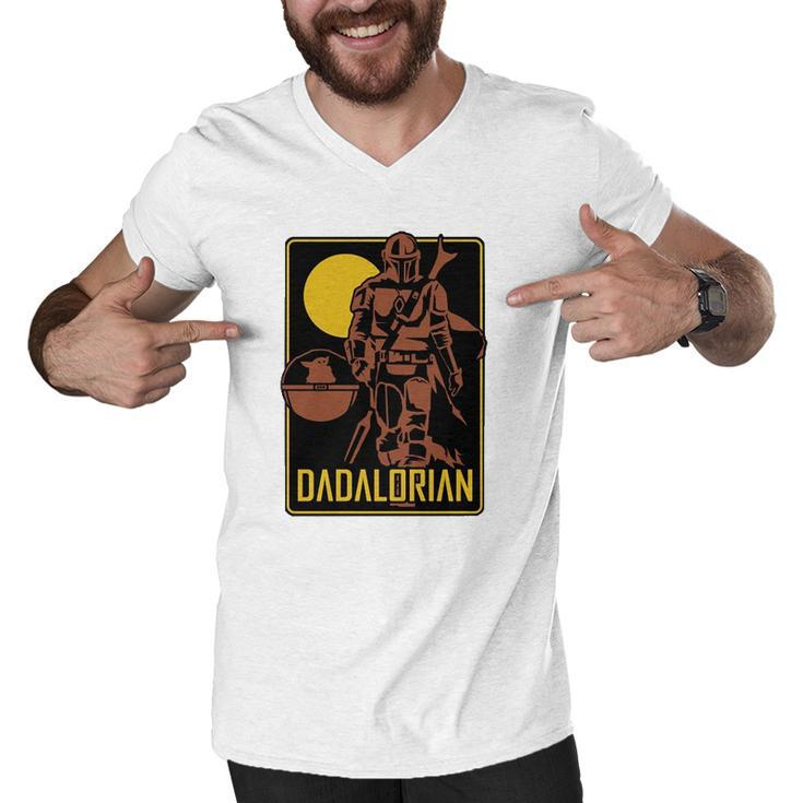 The Dadalorian  Dadalorian Essential Men V-Neck Tshirt