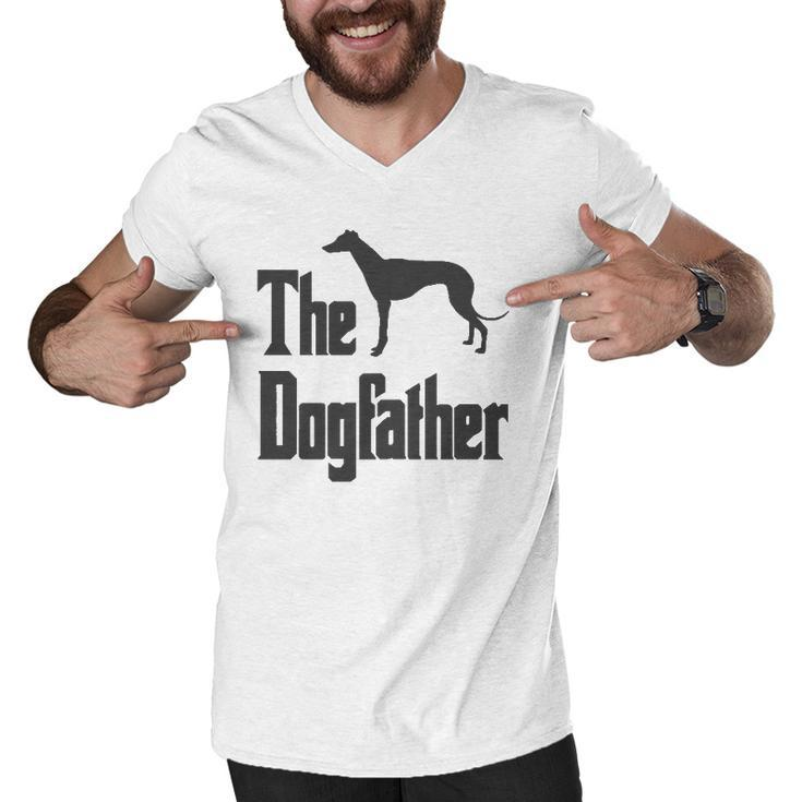 The Dogfather Greyhound Dog Funny Gift Idea Classic Men V-Neck Tshirt