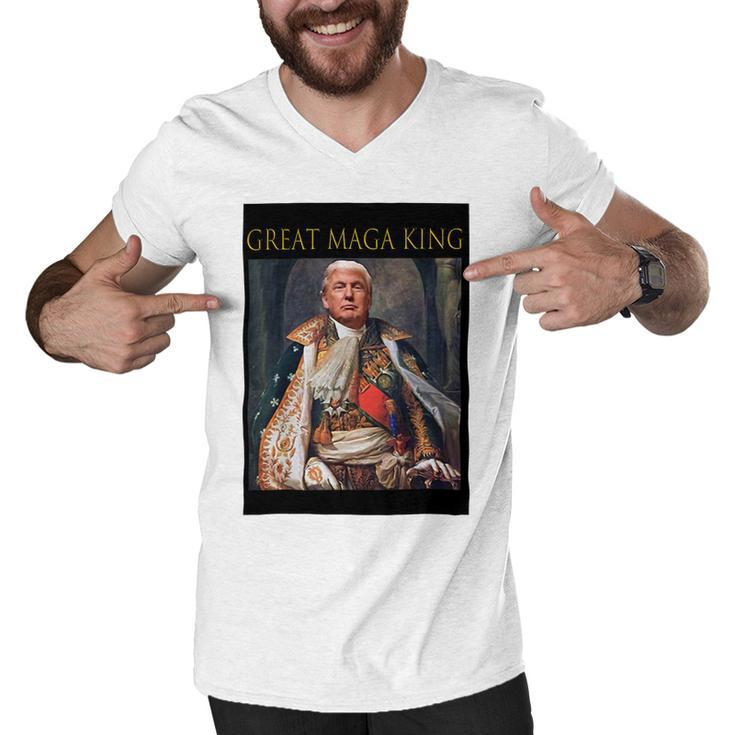 The Great Maga King Ultra Maga King Art Board Print Men V-Neck Tshirt
