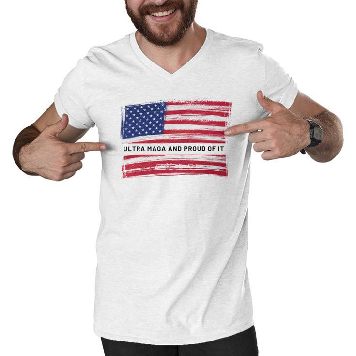 Ultra Maga And Proud Of It A Ultra Maga And Proud Of It V16 Men V-Neck Tshirt