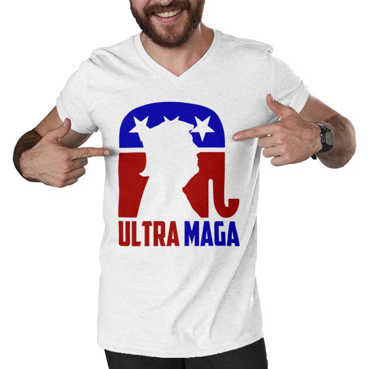 Ultra Maga And Proud Of It   V2 Men V-Neck Tshirt