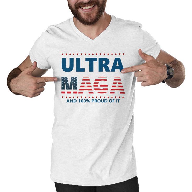 Ultra Maga And Proud Of It V5 Men V-Neck Tshirt