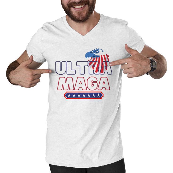 Ultra Maga V25 Men V-Neck Tshirt