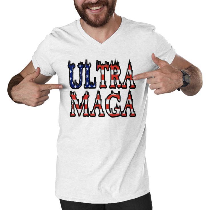 Ultra Maga V26 Men V-Neck Tshirt