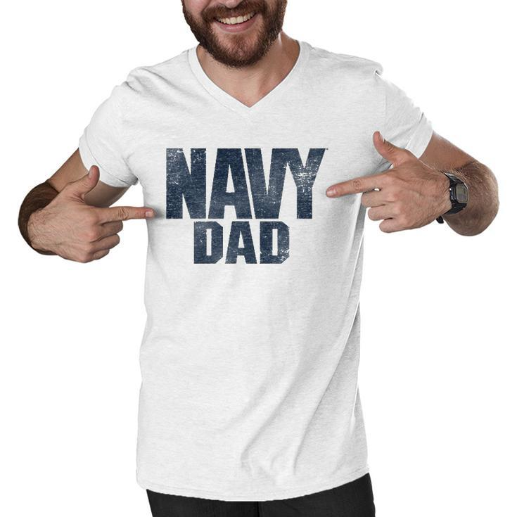 US Navy Dad  Gift Men V-Neck Tshirt