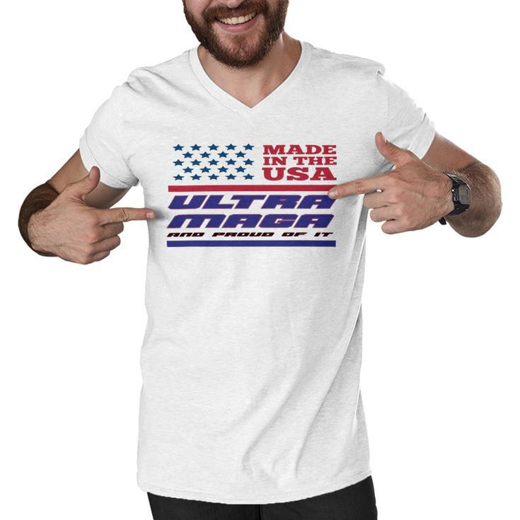 Vintageultra Maga And Proud Of It Made In Usa Men V-Neck Tshirt