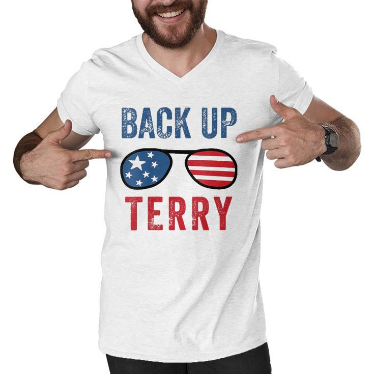 Womens Back Up Terry Put It In Reverse Fireworks Funny 4Th Of July V-Neck Men V-Neck Tshirt