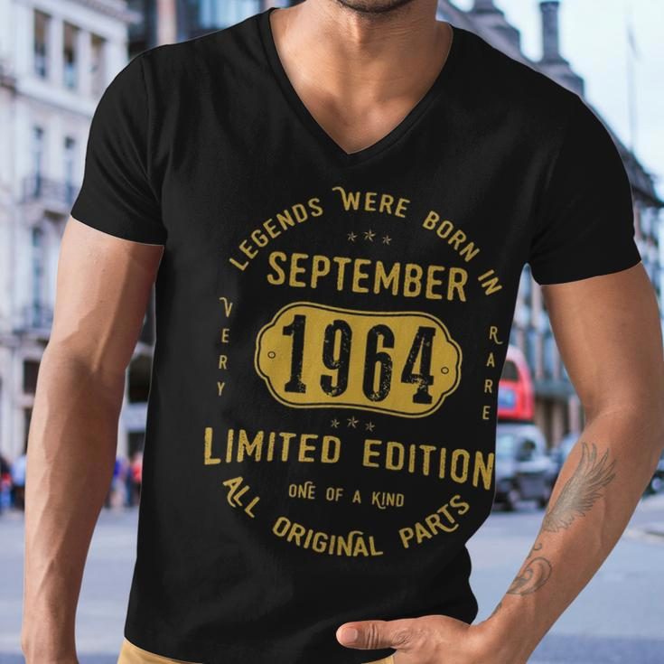 1964 September Birthday Gift 1964 September Limited Edition Men V-Neck Tshirt