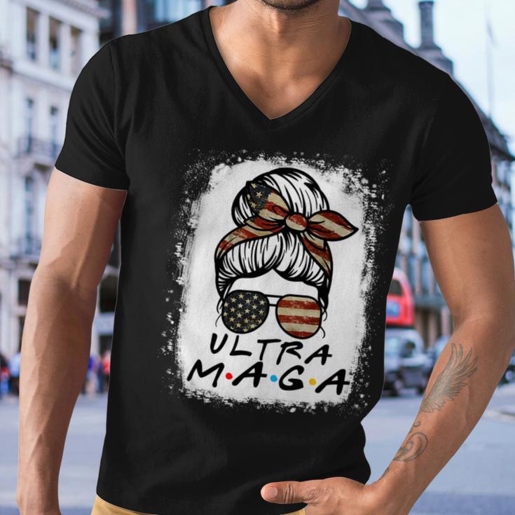 Anti Joe Biden Ultra Maga V2 Men V-Neck Tshirt