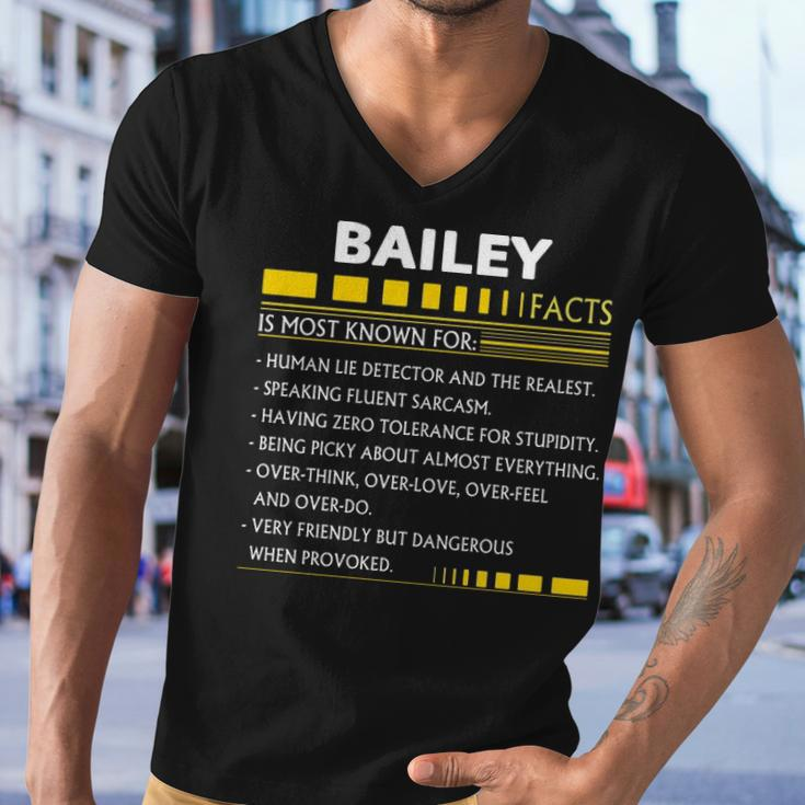 Bailey Name Gift Bailey Facts V2 Men V-Neck Tshirt