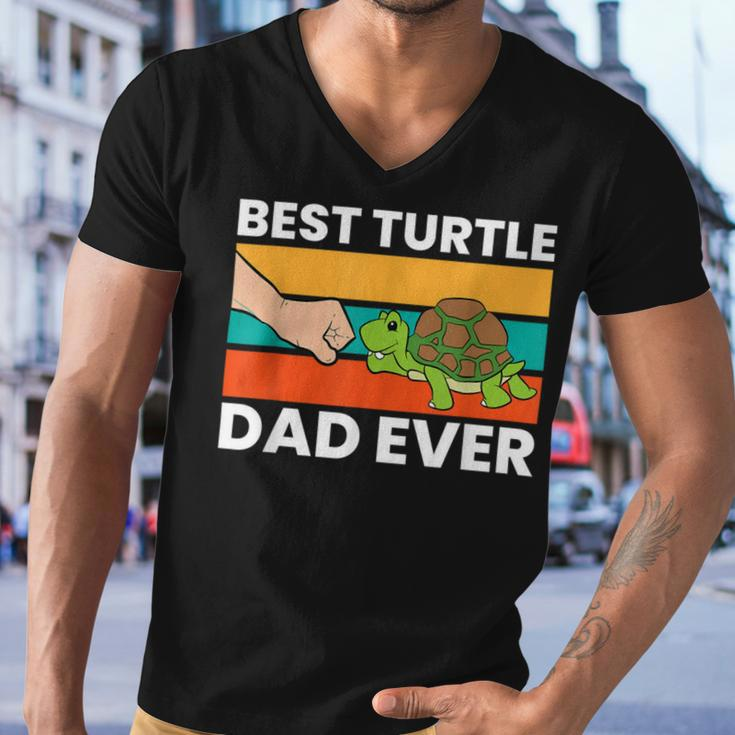 Best Turtle Dad Ever Love Sea Turtles Men V-Neck Tshirt