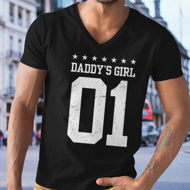 Daddys Girl 01 Family Matching Women Daughter Fathers Day Men V-Neck Tshirt