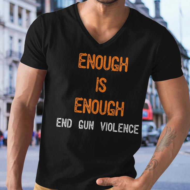 Enough Is Enough- End Gun Violence Men V-Neck Tshirt