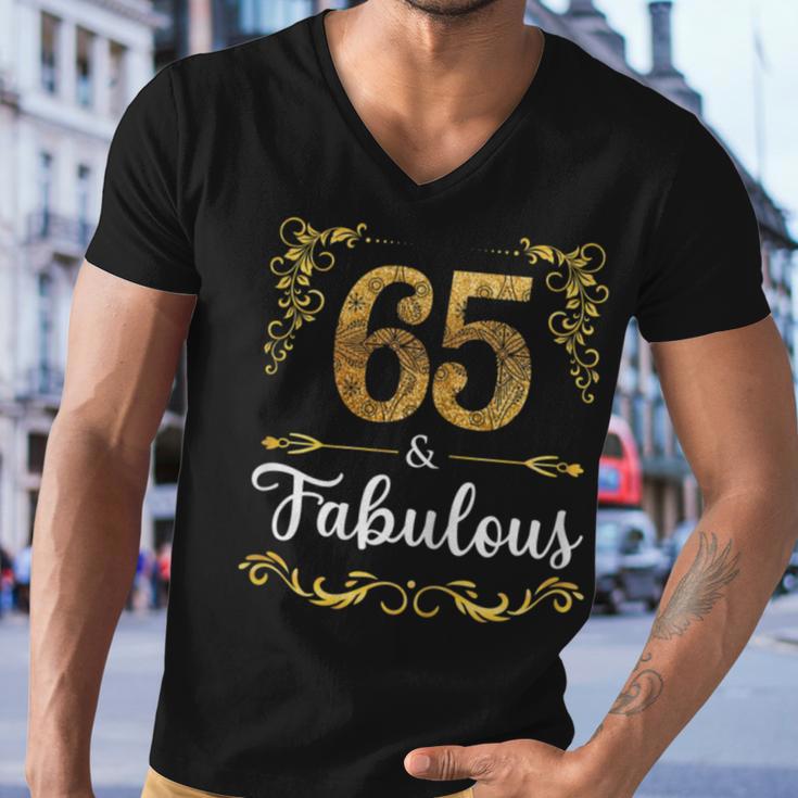 Fabulous Since V4 Men V-Neck Tshirt