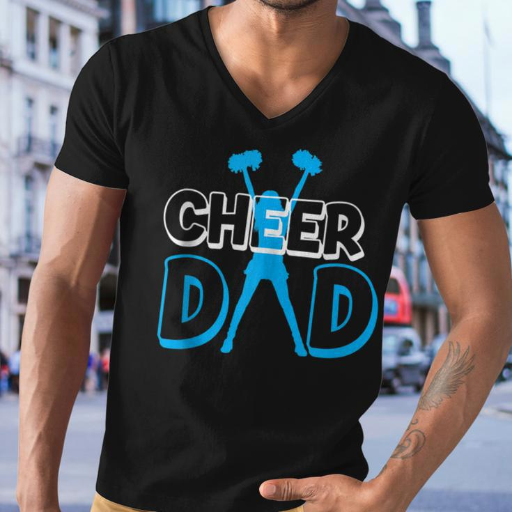 Father Cheerleading Gift From Cheerleader Daughter Cheer Dad V3 Men V-Neck Tshirt