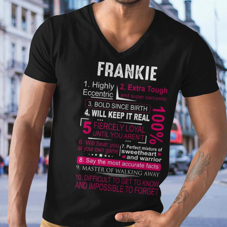 Frankie Name Gift Frankie Name Men V-Neck Tshirt