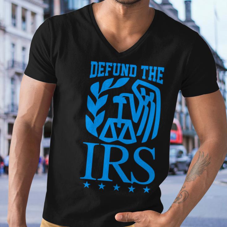 Funny Humour Irs Defund The Irs Men V-Neck Tshirt