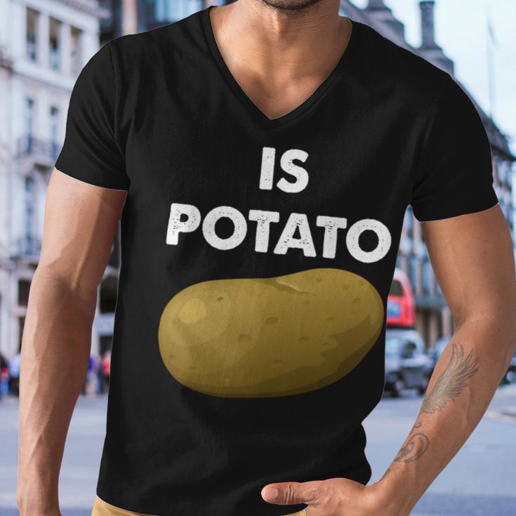 Funny Potato Men V-Neck Tshirt