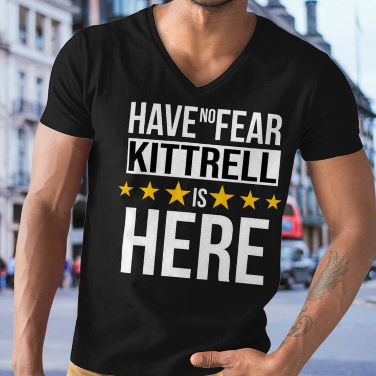 Have No Fear Kittrell Is Here Name Men V-Neck Tshirt