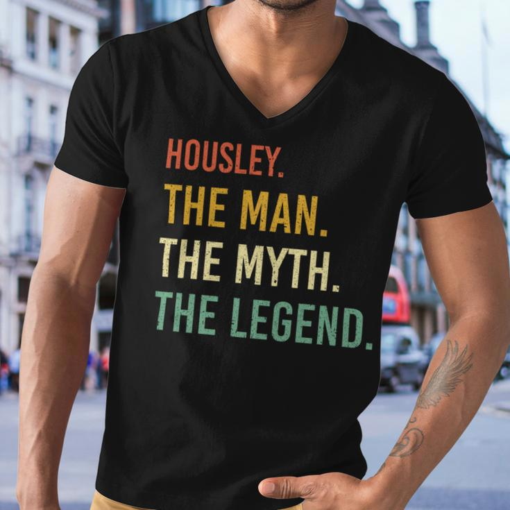 Housley Name Shirt Housley Family Name V4 Men V-Neck Tshirt