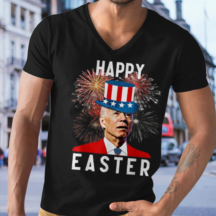 Joe Biden Happy Easter For Funny 4Th Of July Men V-Neck Tshirt