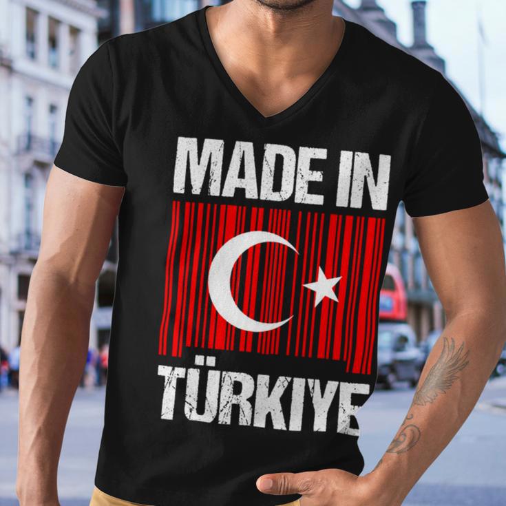 Made In Turkey Flag Turkish 8 Shirt Men V-Neck Tshirt