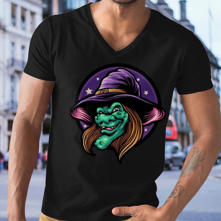 Magic Withcraft Halloween Men V-Neck Tshirt