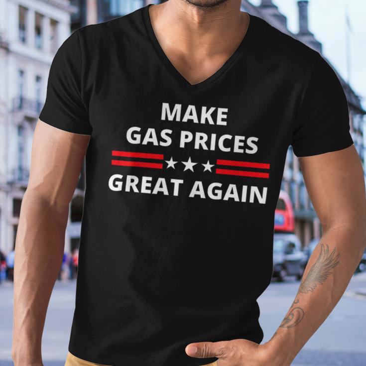 Make Gas Prices Great Again Anti-Biden Trump Republican 2024 414 Trending Shirt Men V-Neck Tshirt