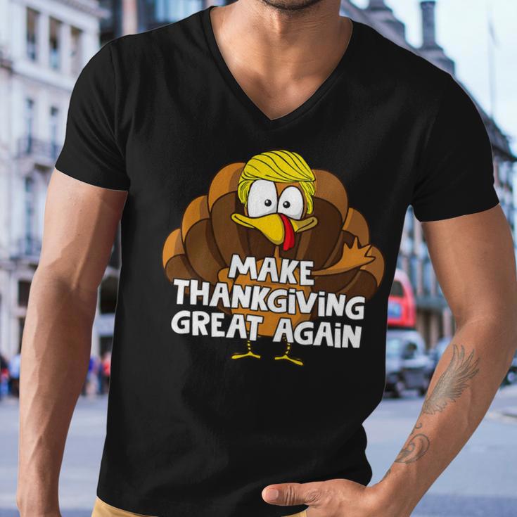 Make Thanksgiving Great Again 908 Shirt Men V-Neck Tshirt