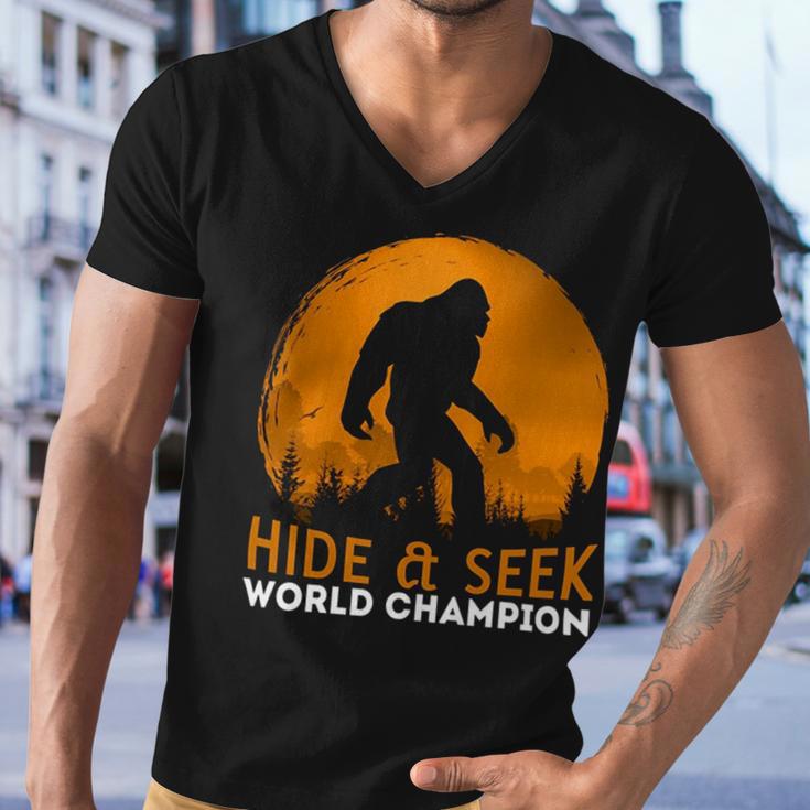 Market Trendz Bigfoot Hide And Seek Champion 405 Trending Shirt Men V-Neck Tshirt