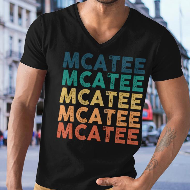 Mcatee Name Shirt Mcatee Family Name Men V-Neck Tshirt