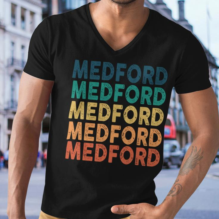 Medford Name Shirt Medford Family Name Men V-Neck Tshirt