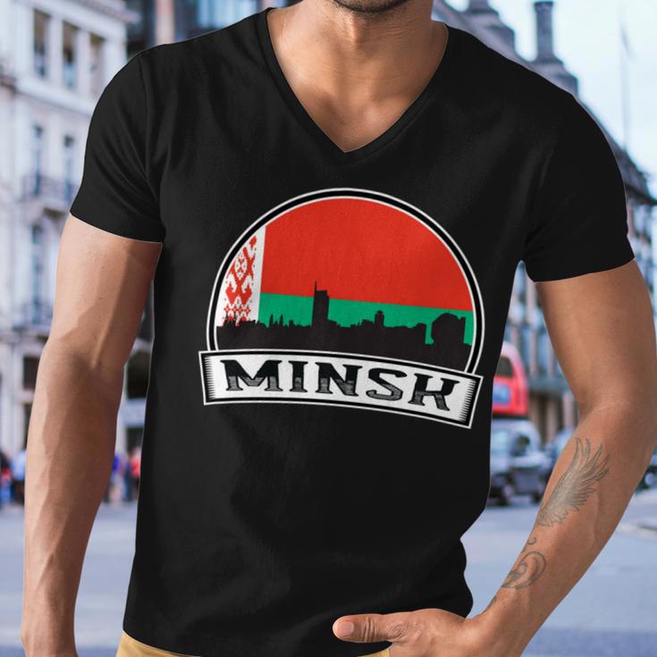 Minsk 754 Trending Shirt Men V-Neck Tshirt