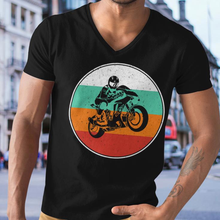 Motorcycle Racing Motorcycle Biker 484 Shirt Men V-Neck Tshirt