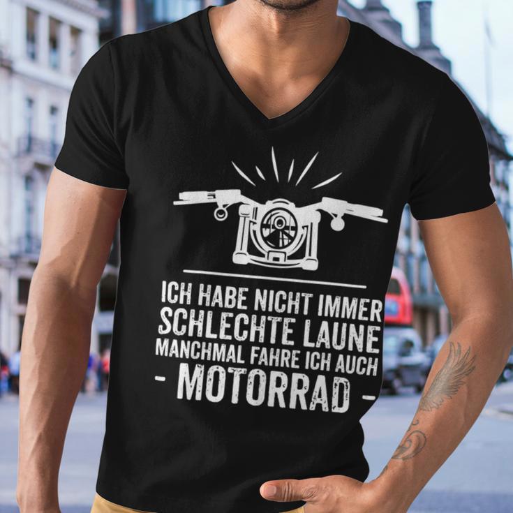 Motorcycle Saying Funny Motorbiker 476 Shirt Men V-Neck Tshirt