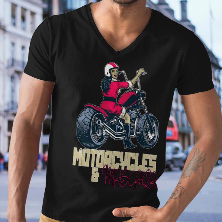 Motorcycles Mascara Excellent Dreaming 466 Shirt Men V-Neck Tshirt