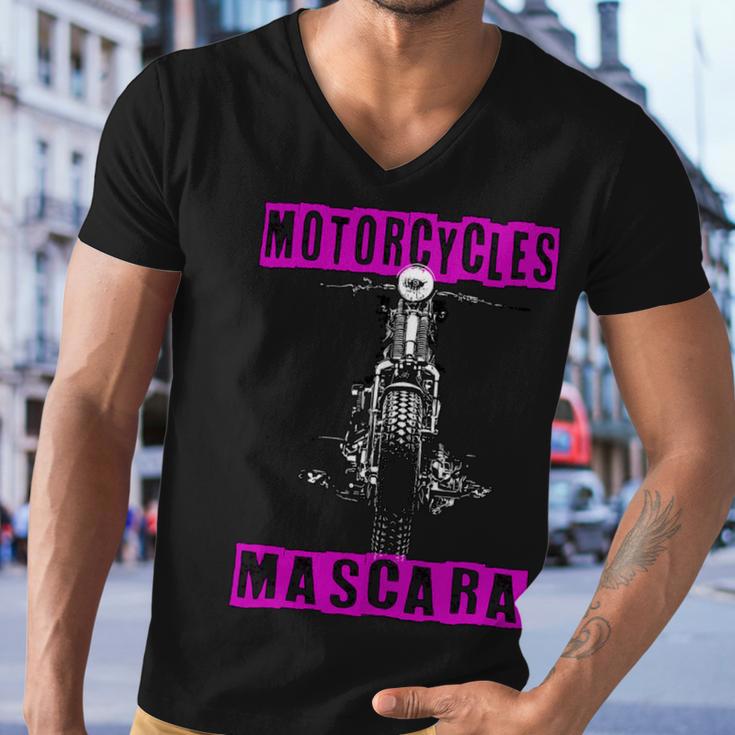 Motorcycles Mascara Memorable Dreaming 465 Shirt Men V-Neck Tshirt