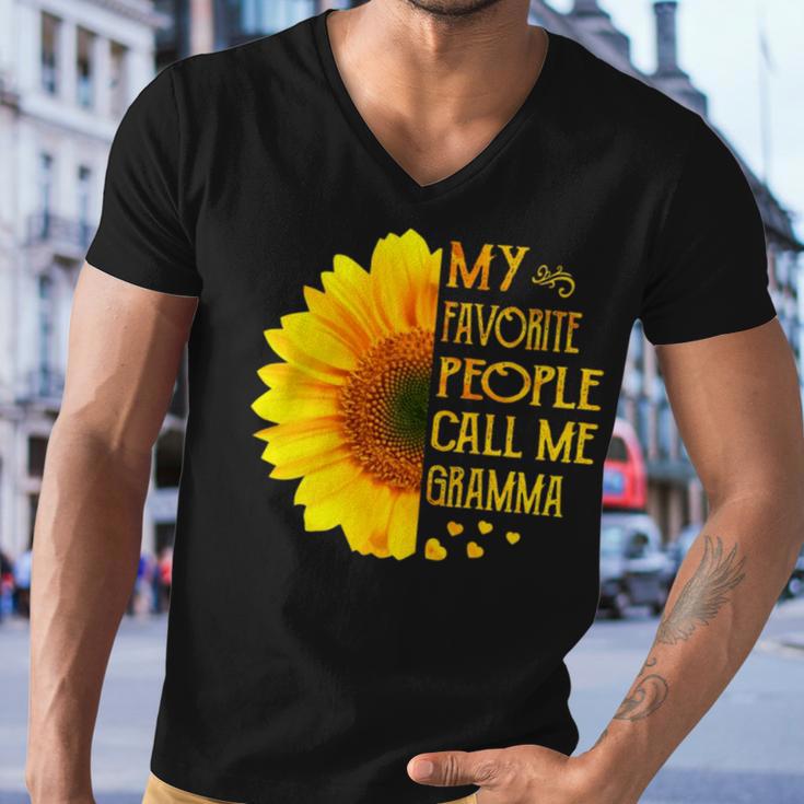 My Favorite People Call Me Gramma 728 Shirt Men V-Neck Tshirt