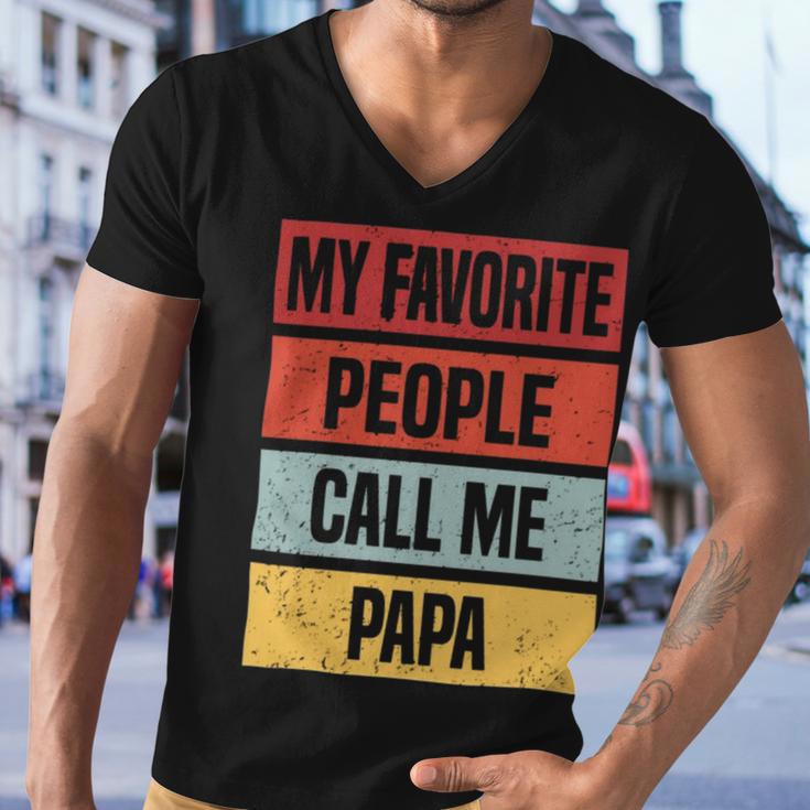 My Favorite People Call Me Papa 528 Trending Shirt Men V-Neck Tshirt