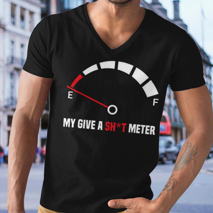 My Give A Shit Meter Is Empty Sarcastic Autocollant 394 Trending Shirt Men V-Neck Tshirt