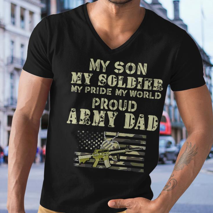 My Son My Soldier My Pride My World 695 Shirt Men V-Neck Tshirt