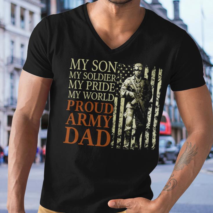 My Son My Soldier My Pride My World 696 Shirt Men V-Neck Tshirt