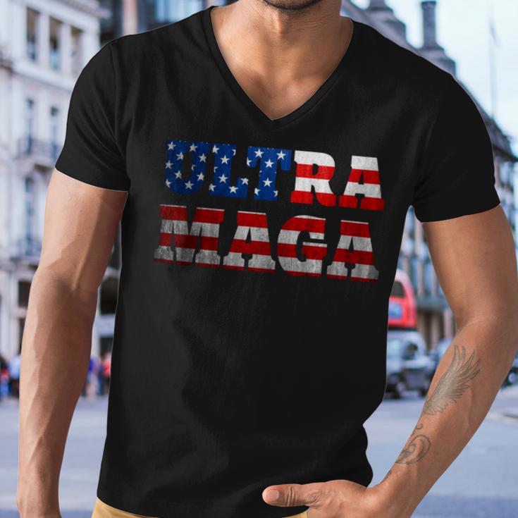 Proud Ultra Maga V4 Men V-Neck Tshirt