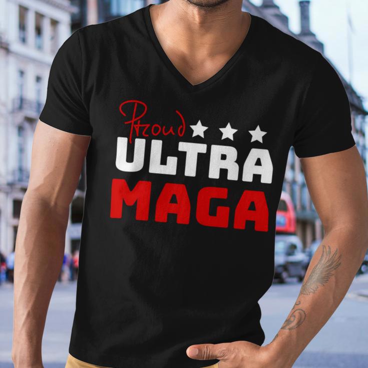 Proud Ultra Maga V6 Men V-Neck Tshirt